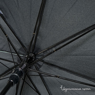 Зонт трость Moschino женский, цвет черный / нежно-розовый