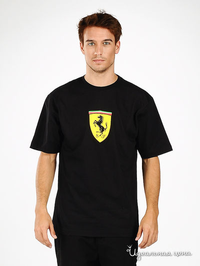 Футболка Ferrari, цвет цвет черный