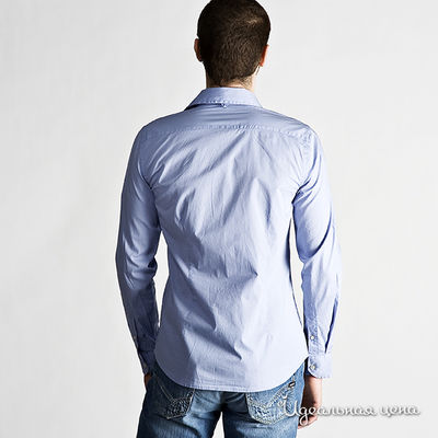 Рубашка GAS мужская, цвет голубой