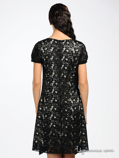 Платье Argent женское, цвет черный / кремовый
