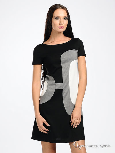 Платье Argent, цвет цвет черный / белый