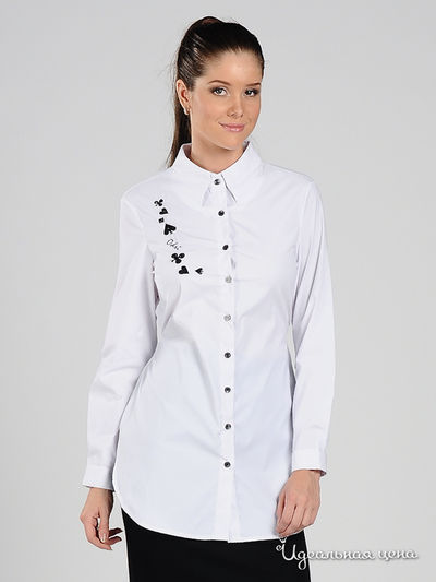 Блузка ODRI, цвет цвет белый