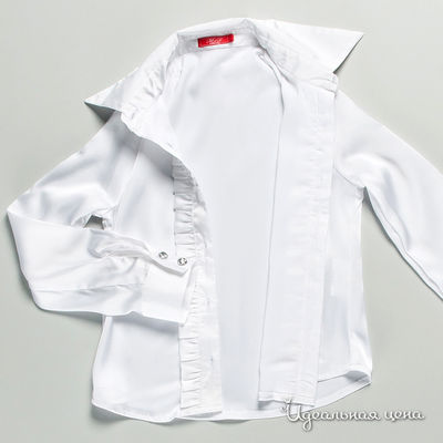 Блуза M&amp;D school story для девочки, цвет белый, рост 122-152 см