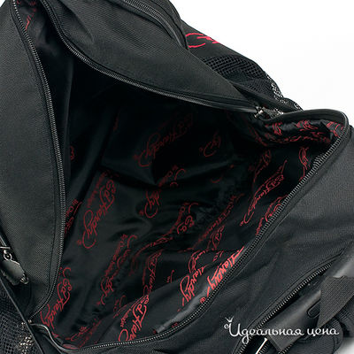 Рюкзак-чемодан на колесиках Ed Hardy, цвет черный