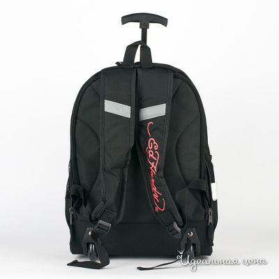 Рюкзак-чемодан на колесиках Ed Hardy, цвет черный