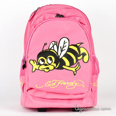 Рюкзак-чемодан Ed Hardy, цвет цвет розовый