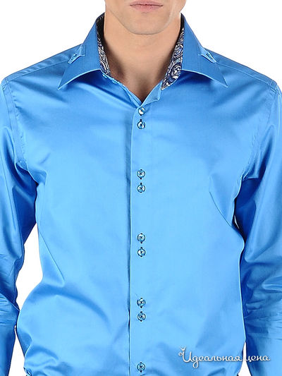 Сорочка Roberto Bruno мужская, цвет светло-синий