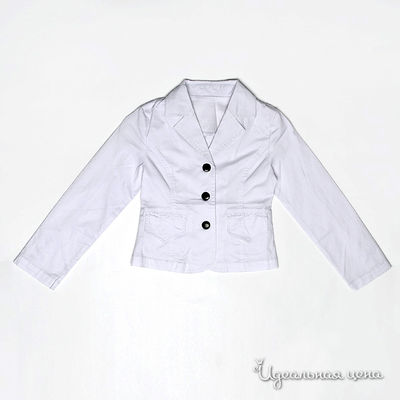 Пиджак De Salitto для девочки, цвет белый