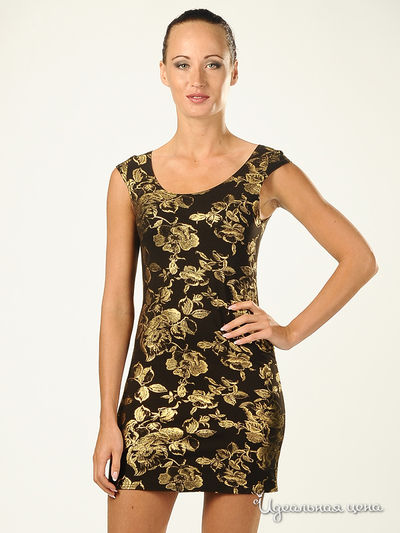 Платье Adzhedo, цвет цвет коричневый / золотой