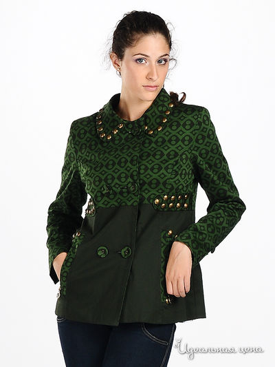 пиджак Depeche&Rosalita&Folia, цвет цвет зеленый