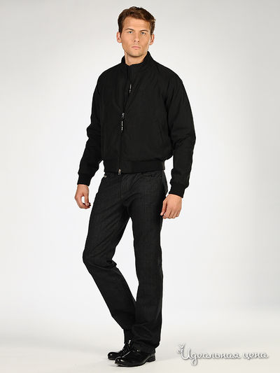 Ветровка Armani Jeans мужская, цвет черный