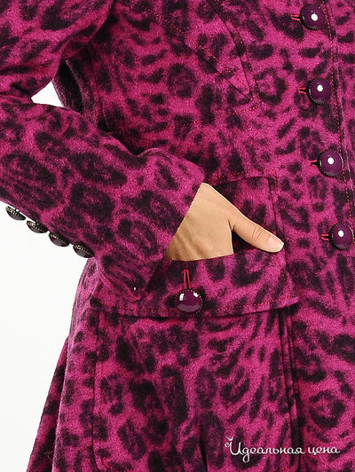 пальто Steinberg женское, цвет фуксия
