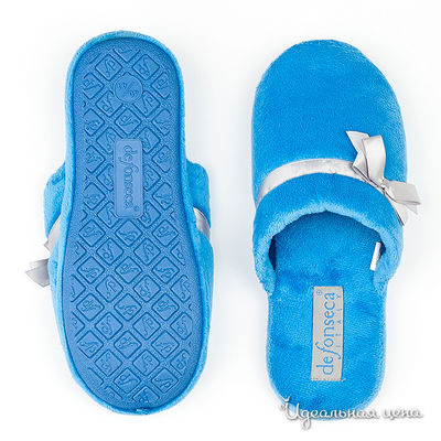 Тапочки De Fonseca женские, цвет голубой