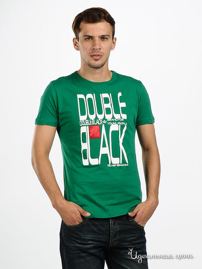 Футболка Double Black мужская, цвет зеленый