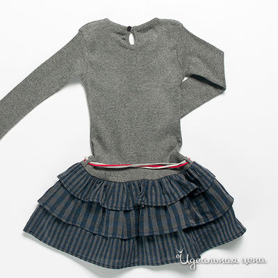 Платье Sophie Catalou для девочки, цвет серо-синий