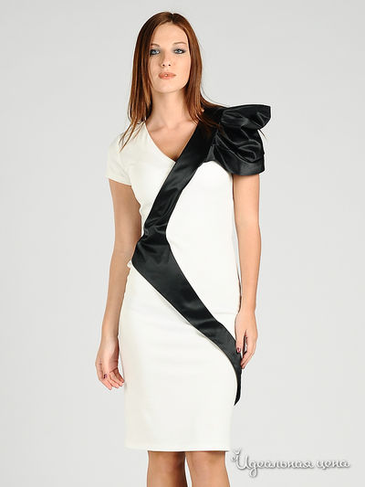 Платье Lussotico, цвет цвет белый / черный