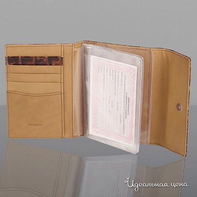 Бумажник для документов Dimanche, цвет коричневый