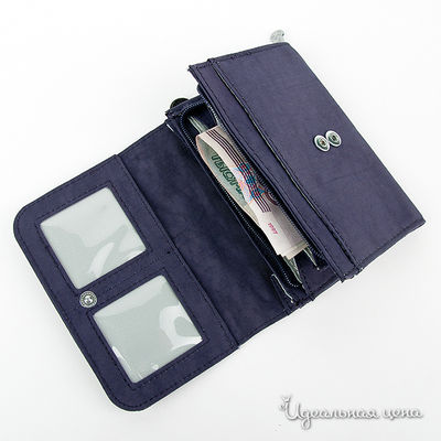 Бумажник Kipling LUAMN, цвет сливовый, 13x10x2.5 см