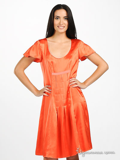 Платье Luisa Cerano, цвет цвет оранжевый