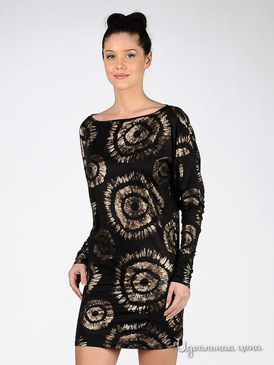 Платье Scapa женское, цвет черный / коричневый