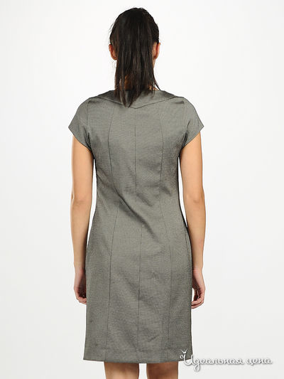 Платье Mari-Line женское, цвет серый / принт ромб