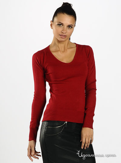 Пуловер My Collection, цвет цвет красный
