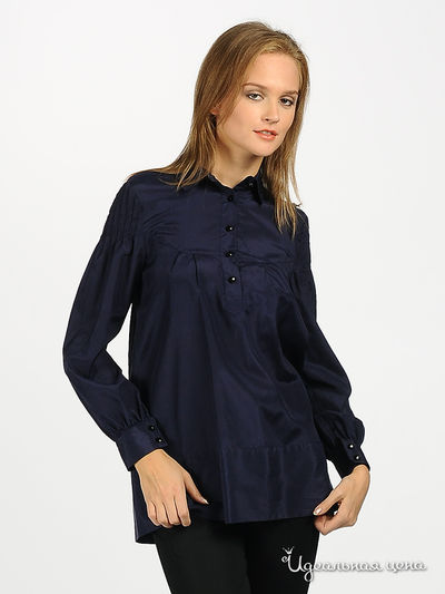 Блуза Aftershock женская, цвет темно-синий