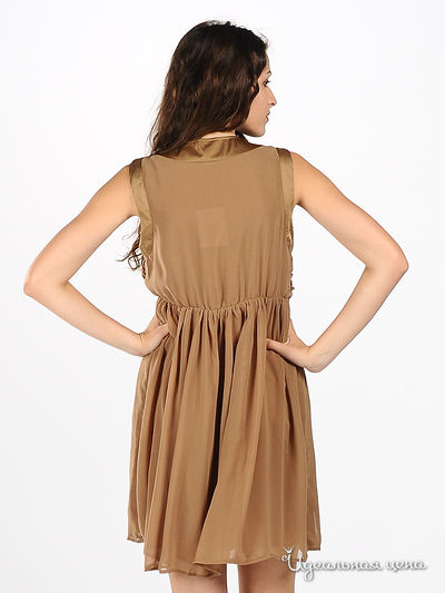 Платье Vila clothes женское, цвет коричневый