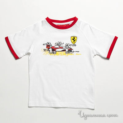 Футболка Ferrari, цвет цвет белый