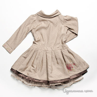 Платье Kenzo Kids, цвет цвет светло-серый