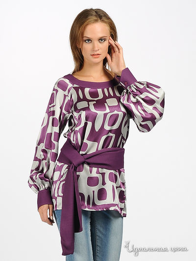 Блуза Italystyle, цвет цвет фиолетовый