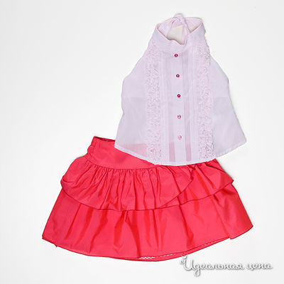 Комплект Chavi для девочки, цвет нежно-розовый / коралловый, рост 116-152 см