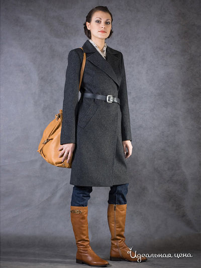 Пальто Bizzaro женское, цвет серый