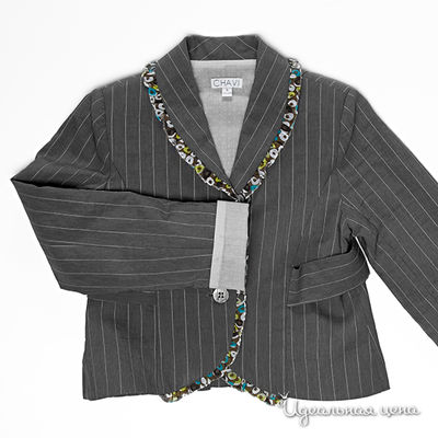 Пиджак Chavi для девочки, цвет серый, рост 116-152 см