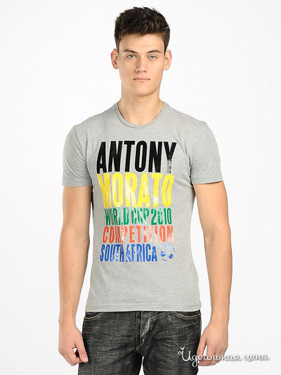 Футболка Antony Morato, цвет цвет серный