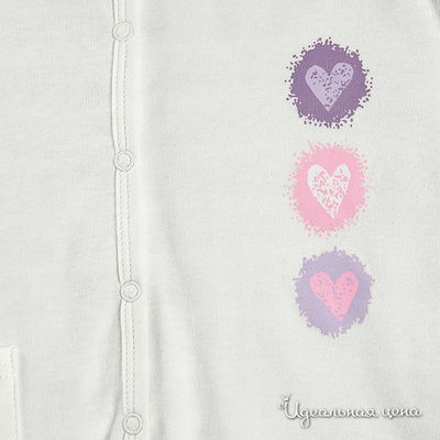 Куртка Liliput для девочки, цвет белый / сиреневый / розовый