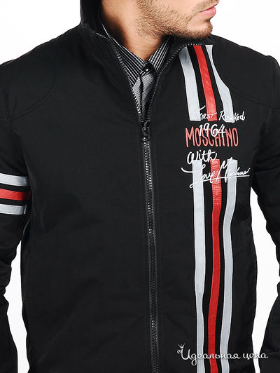 Куртка Moschino MS мужская, цвет черный