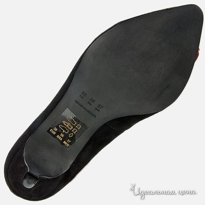Туфли capriccio женские, цвет черный / терракотовый