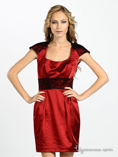 Платье Maria Rybalchenko женское, цвет бордовый
