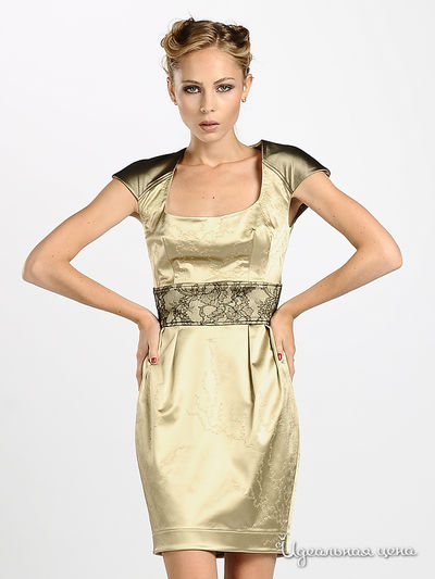 Платье Maria Rybalchenko, цвет цвет золотистый