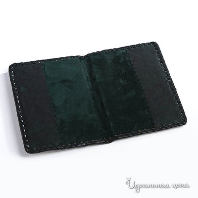 Обложка для паспорта Кажан унисекс, цвет бело-зеленый
