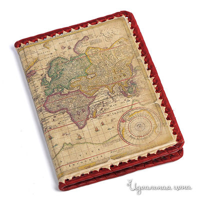 Обложка для паспорта Кажан унисекс, цвет красно-бежевый