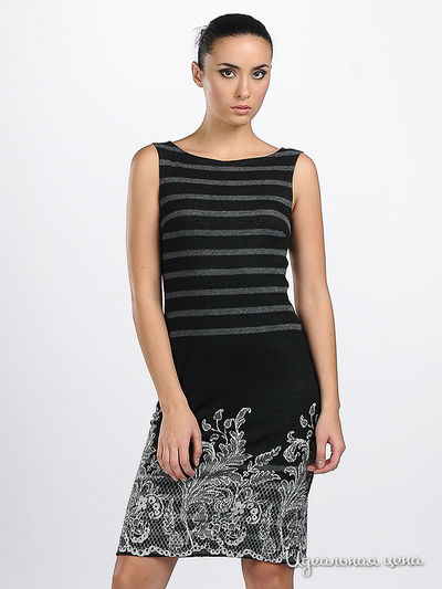 Платье Adzhedo, цвет цвет черный / серый