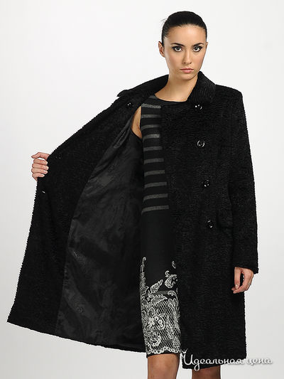 Пальто Adzhedo женское, цвет черный