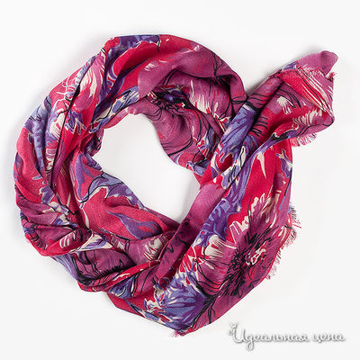 Палантин Laura Biagiotti шарфы, цвет цвет малиновый