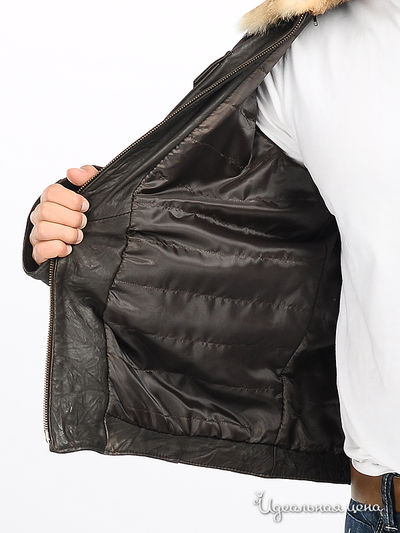 Куртка MALCOM мужская, цвет темно-коричневый