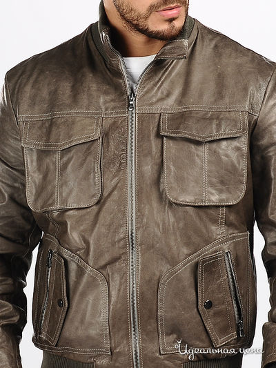 Куртка Pelle мужская, цвет коричневый