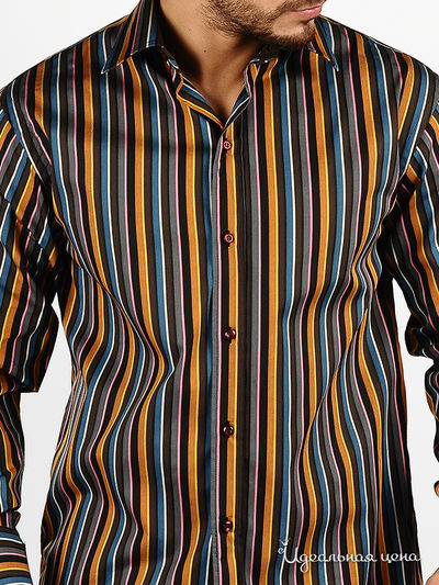 Рубашка Blend&amp;Joop мужская, цвет коричнево-голубой