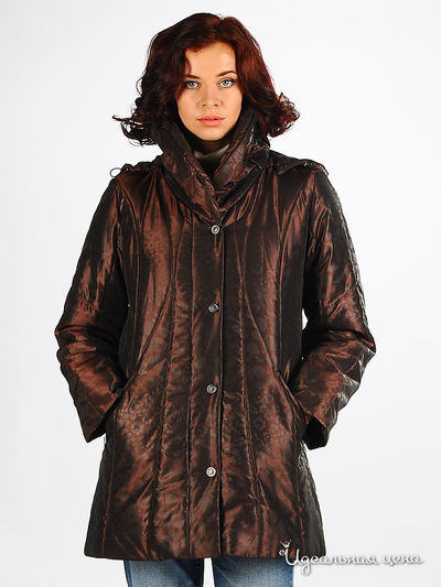 Куртка FRANCO VELLO&INVOLO, цвет цвет коричневый