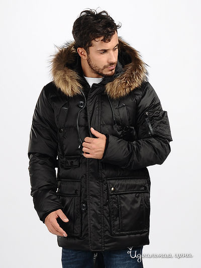 Куртка FRANCO VELLO&amp;INVOLO мужская, цвет черный